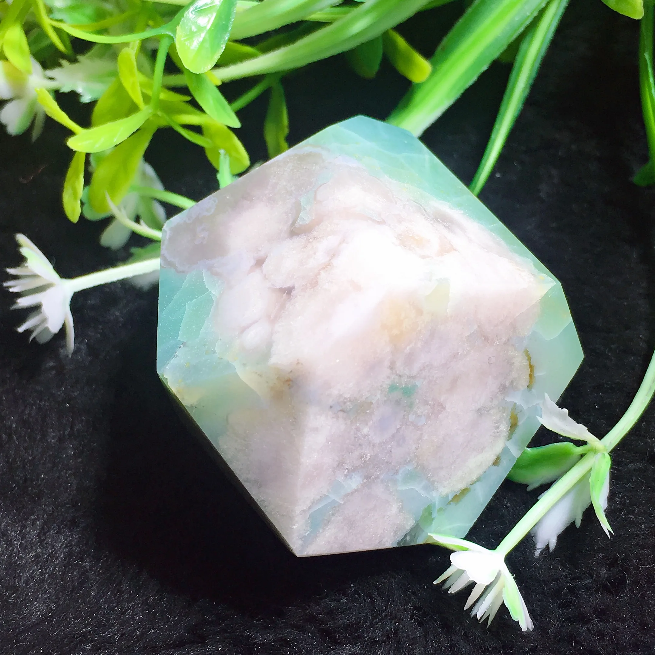 Green Flower Agate Freedom 2413