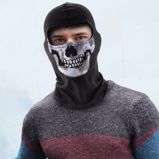 Maschere Passamontagna Teschio Scheletro Spaventoso, Per Cosplay Costume Di  Halloween, Maschera Integrale Per Ciclismo Moto Sci Snowboard Sport  All'aria Aperta, Tessuto A Coste Di Cotone 100% Cotone - Temu Italy