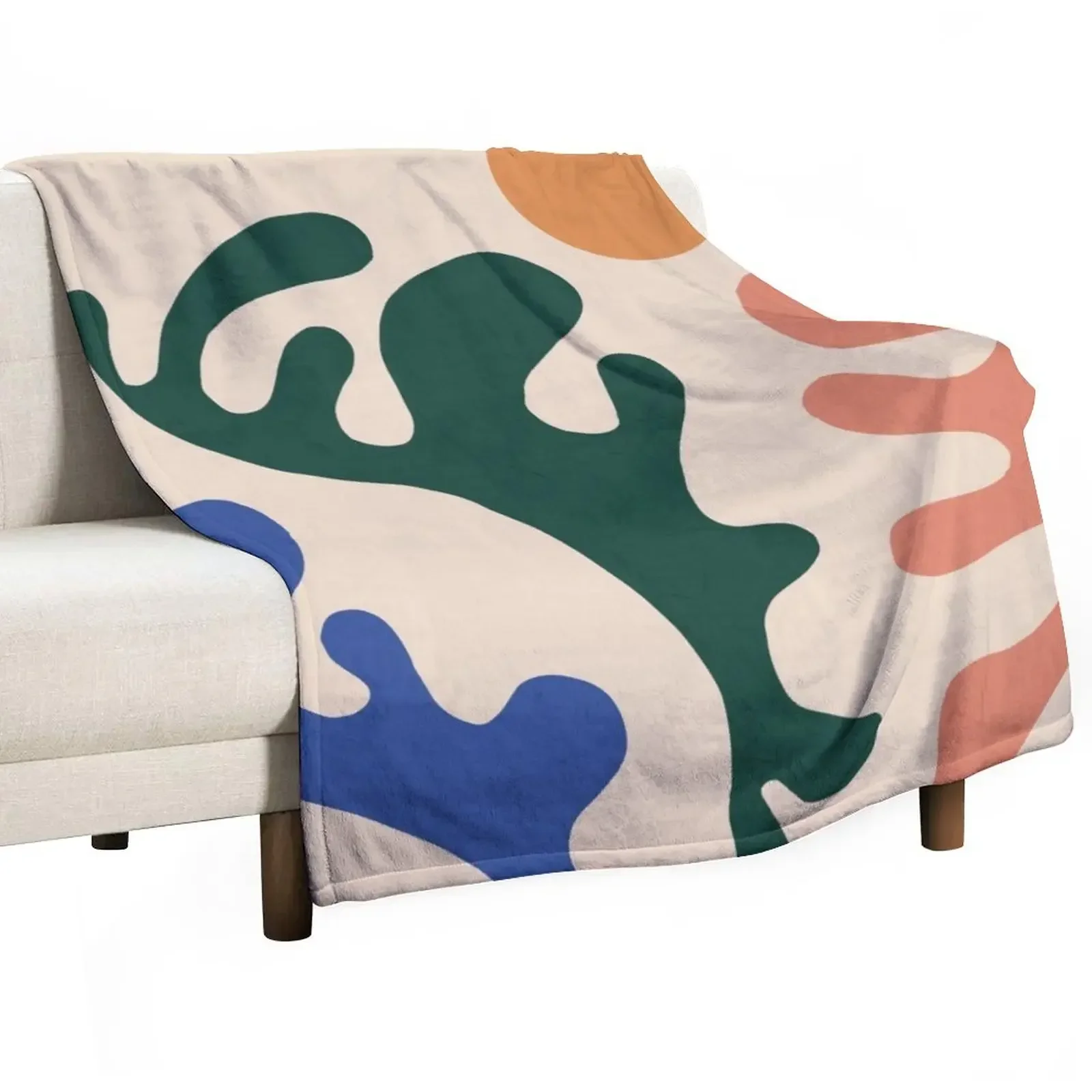 

Абстрактное декоративное одеяло Matisse для дивана в тонкую клетку