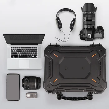 Custodia Protettiva per Fotocamera, Attrezzatura Protettiva Portatile, Valigetta Antipolvere con Imbottitura in Schiuma, Borsa per Pesca ed Escursionismo