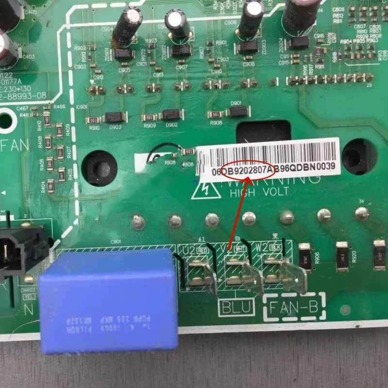 삼성 중앙 에어컨 외부 팬 드라이버 보드 메인 보드 DB92-02807A DB92-02807B DB41-01177A에 사용됩니다.