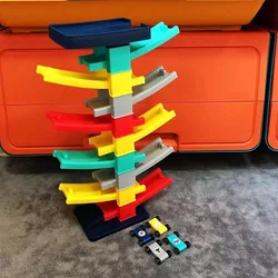 Kids Deluxe Racing Track Set with Alloy Car - Educational Toy (9Ramps 4cars)