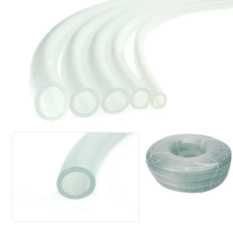 SENENQU 50 Meter Zachte Transparante PVC Slang - 4 MM ID × 6 MM OD - Luchtpompbuis voor Aquarium en Tank - Hardheid: 60