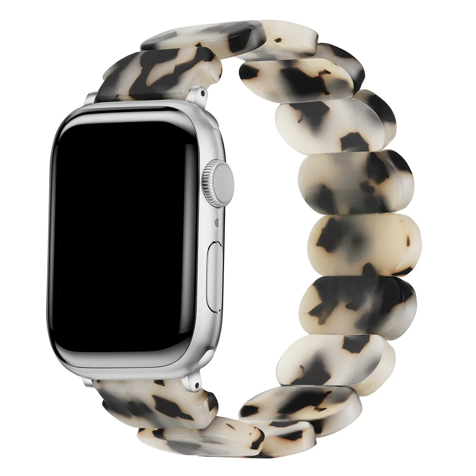 ตัวเลือกสินค้า สายรัดข้อมือ Apple Watch ยืดหยุ่น เรซิ่น สำหรับ 45/44/42/40/38 มม.