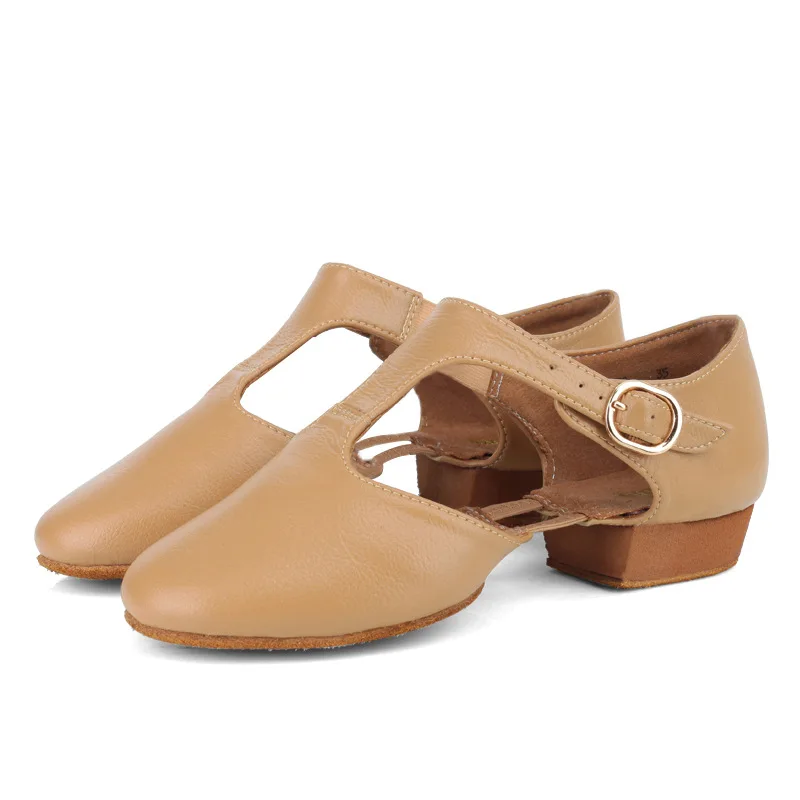 

Jazz Slip on Dance Sneakers Dancing Shoes for Ladies T Strap Ballet Lyrical Dancing Shoe Teacher Dance Sandal Excercise Shoe