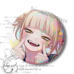 Himiko Toga MHA Character Themed Decorative Pins and Brooches - Fun Quote Accessories for Clothes and Backpacks, Ideal Gifts for Kids and Friends (Z12)