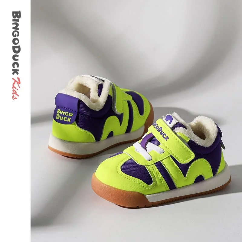 

Girls Sneakers Baby Toddler Shoes Fashion Childern Sneakers Winter New Boys Sport Shoes Children Sneakers Fleece Casual Shoes