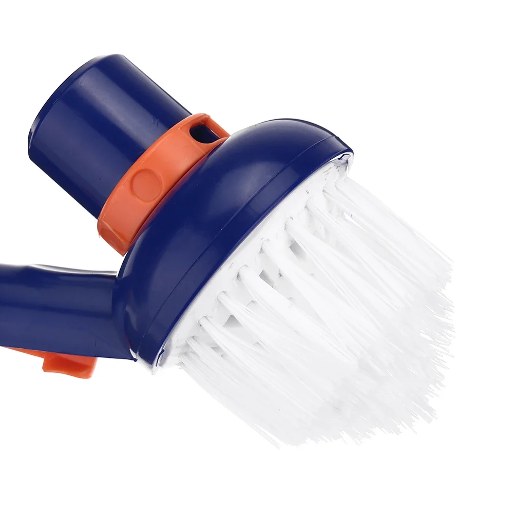 Swimming Pool Corner Vacuum Brush Spas Hot Tubs Cleaning Brushes Nylon Bristles Frame Net Skimmer Cleaner Pool Brush
