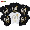 Diamond 60th Birthday Queen Shirt Family Matching Outfit Birthday Crew TShirt 60th Party Custom Name Shirt Family Birthday Squad 1