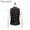 Thorndike 2022 Men's Suit Fashion Formal Business Slim Fit 3-Pieces Blazers  Men's Tuxedo Wedding Men Suits Groom Suit 5