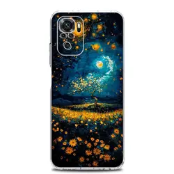 Van Gogh Starry Sky Clear TPU Phone Case - Note 14 ProPlus 5G (B9)