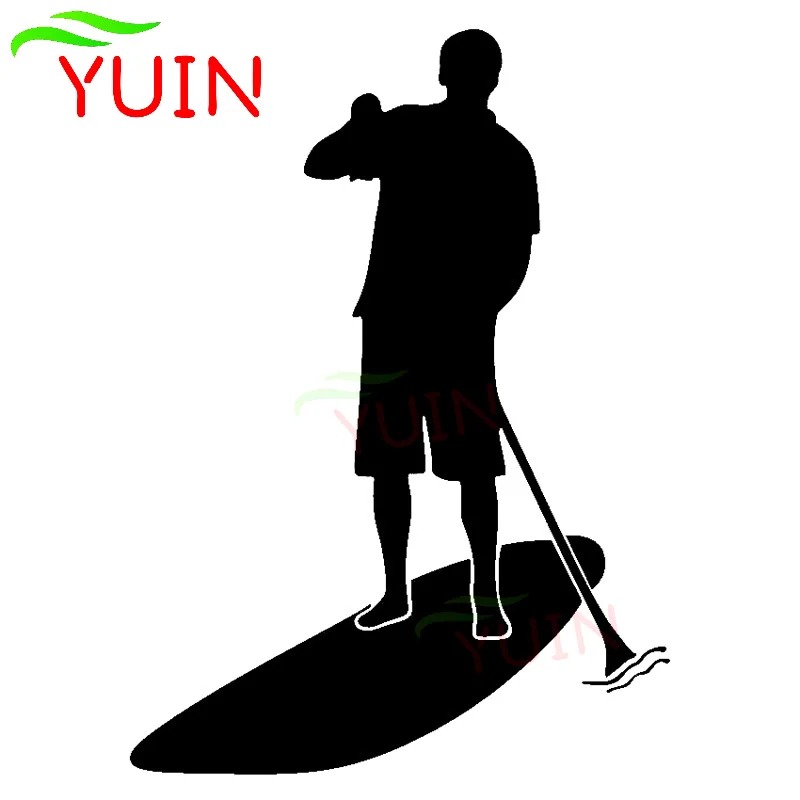

Stand Up Paddle Board Creative Car Sticker Fashion Body Decoration PVC Waterproof Sunscreen Decal Black/White/Red/Laser/Silver