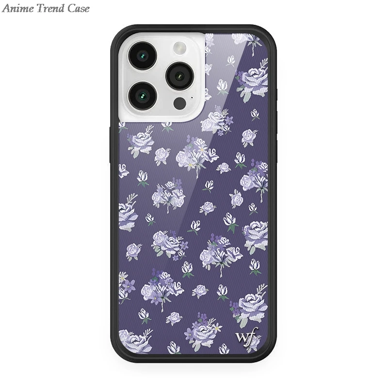 Wildflower 3D Metal Logo Floral Phone Case - Rose Inflorescence Cover