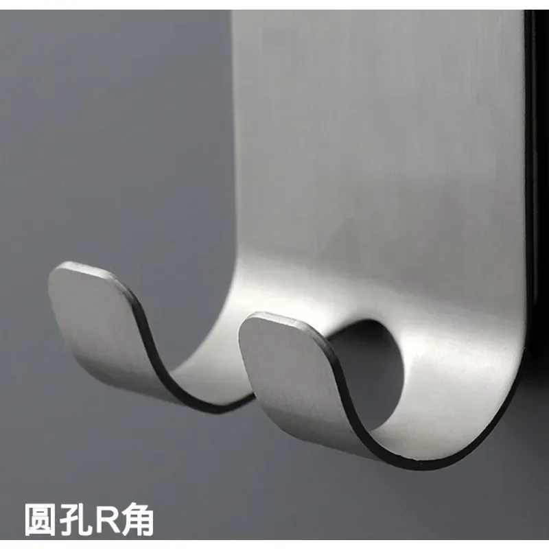 Razor Holder 1/2pcs Storage Rack Shelf Stainless Steel Razor Holder Wall Bathroom Hair Dryer Shaving Razor Stand Organizer Hanger Hooks