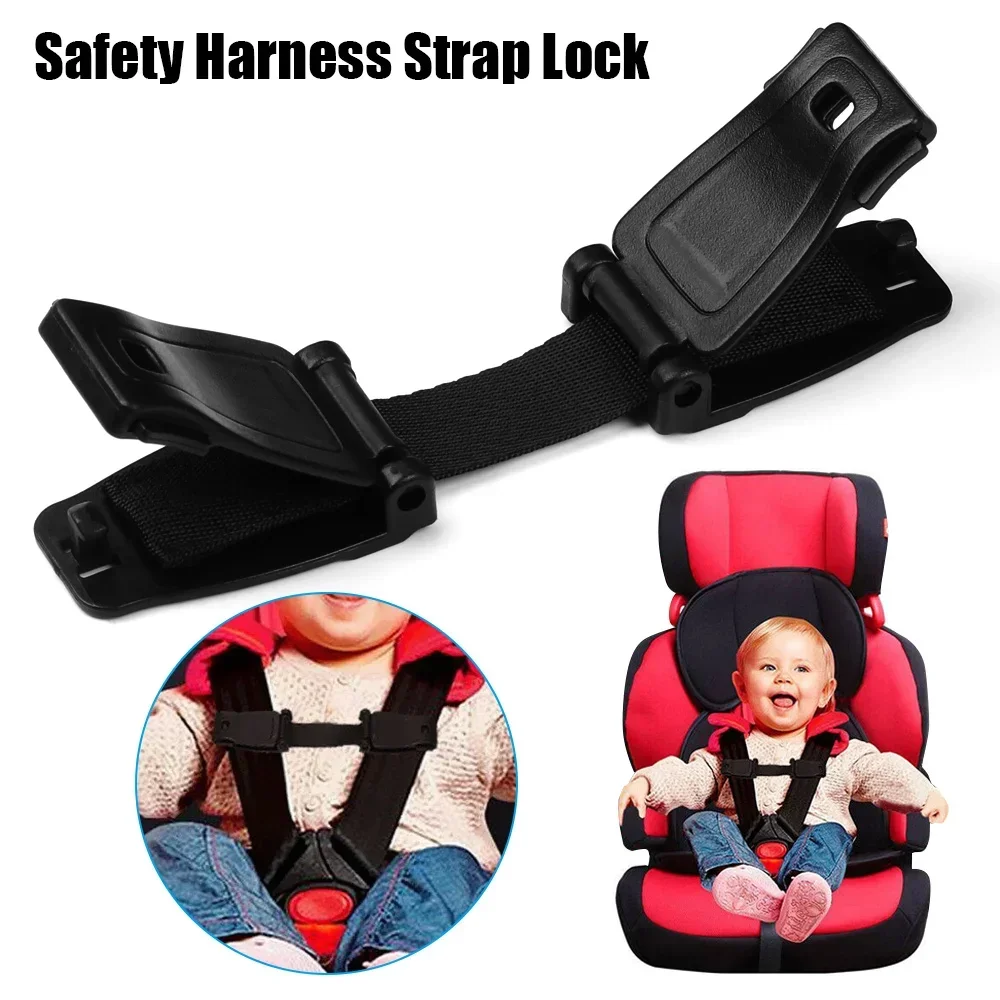 Seat Belt Strap Car Adjustable Highchair Safety Harness Strap Lock Anti Escape Child Baby Chest Clip Travel Car Backpack Clip