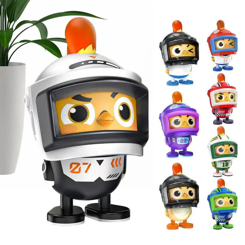 

Car Decoration Cute Cartoon Chicken Ornament Shaking Head Chicken Decoration Auto Interior Dashboard Gift Kids Toy Gift