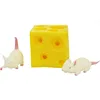 Mouse Hidden in Cheese Squeeze Fidget Toys For Kids Anti Stress ADHD Funny Gifts Regalos Para Cumpleaños Infantil Invitados 6