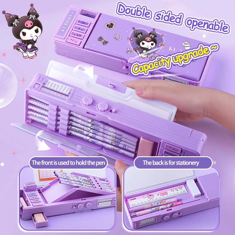 Kuromi Multifunction Stationery Box Melody Pencil Box Large