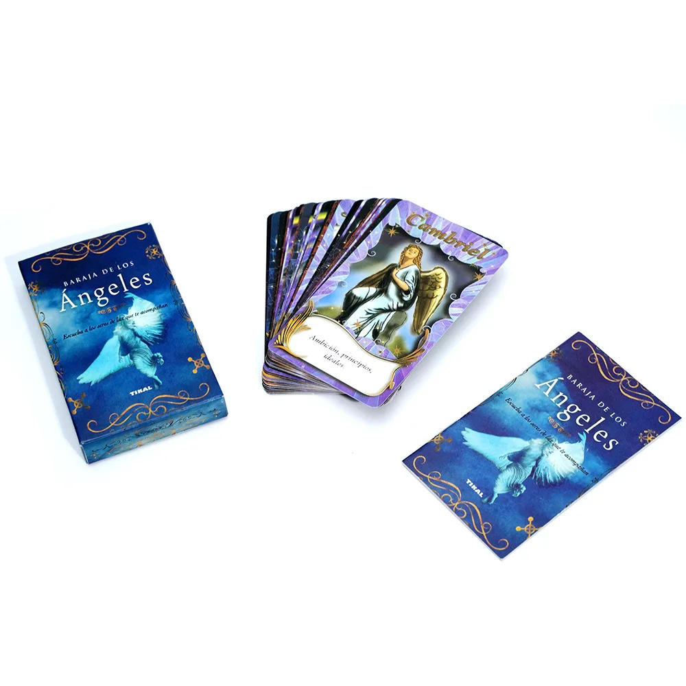 BARAJA DE LOS Angeles 오라클 카드 스페인어 버전 점술 예언 천사 메시지 타로 데크-Freehip.co.kr