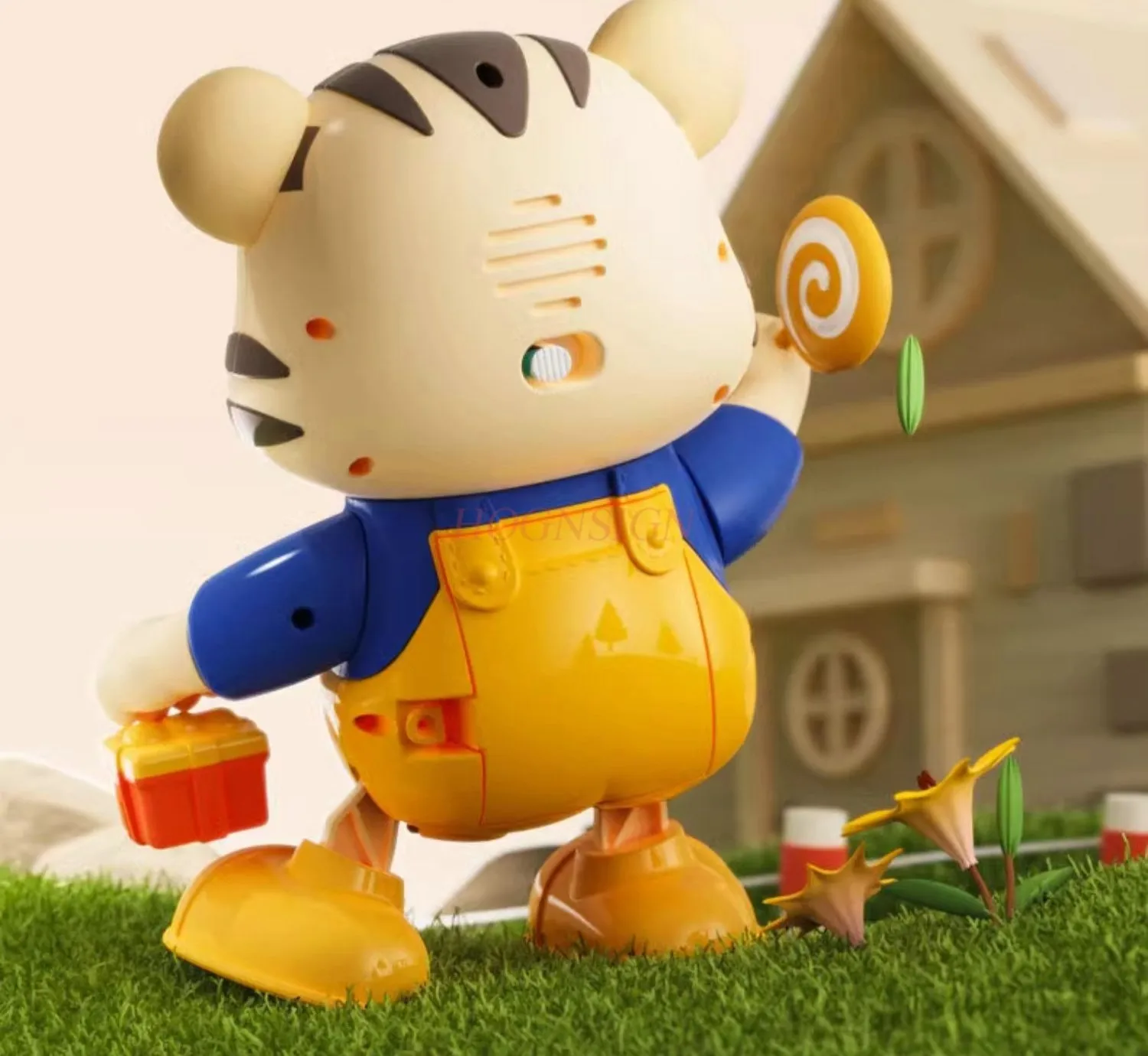 Electric Dance Tiger Toy Baby Practice Looking Up, Flipping Over, Crawling, Audible Gift 6