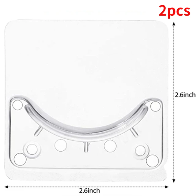 2pcs Barra Cortina Sin Soportes Perforación, Soportes Barra