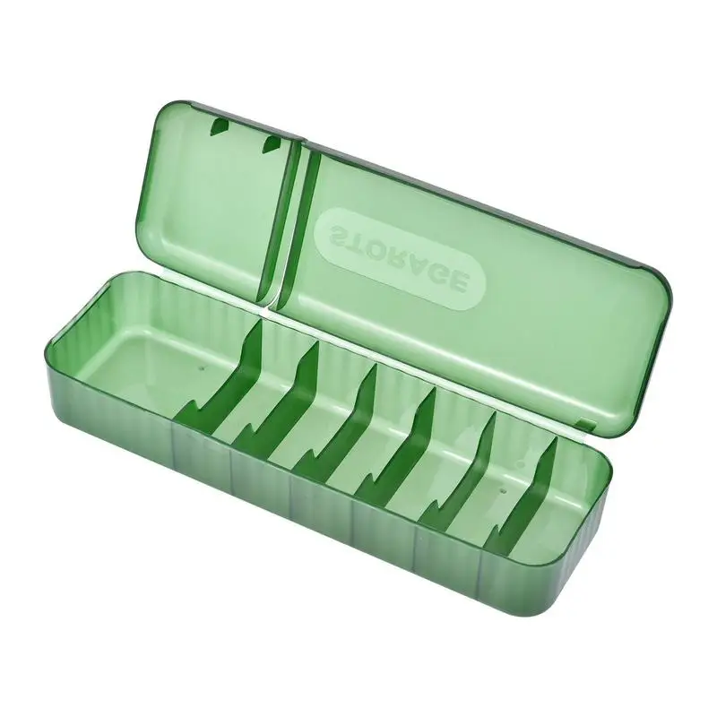 Data Cable Storage Box Letter Print Cable Charger Organizer Electronic Accessories Case For Desk Drawer Cord Storage Headset