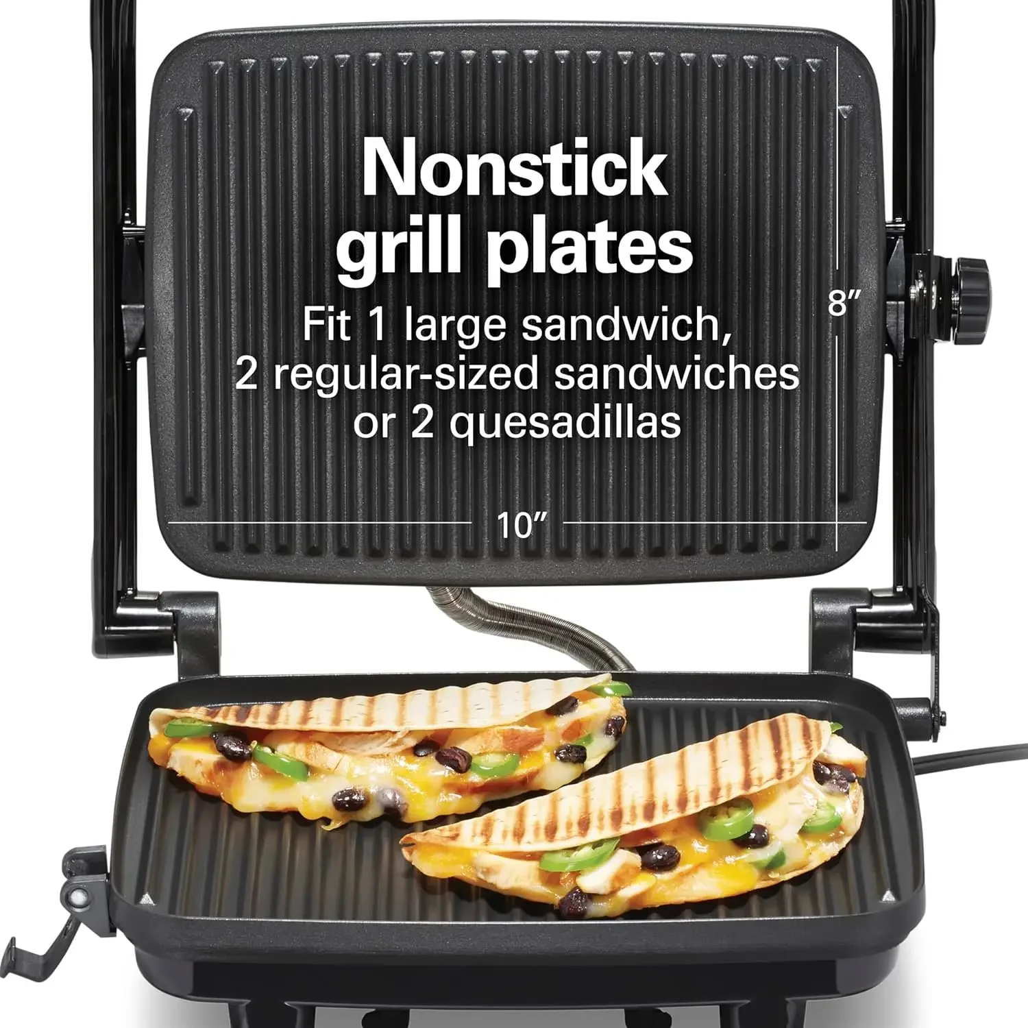 Sandwich Maker & Electric Indoor Grill with Locking Lid 3