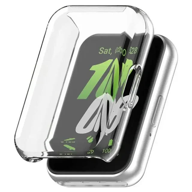 Case For Samsung Galaxy Fit3 Screen Protector TPU Full Coverage Protective Cover For Samsung Galaxy Fit 3 Strap Accessories
