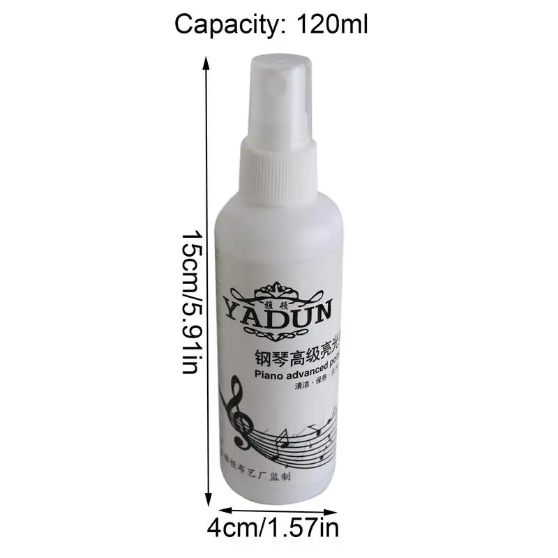 High Gloss Piano Polish Wood Furniture Polish Efficient Acoustic Guitar Cleaner Piano Cleaning Supplies Effective Guitar