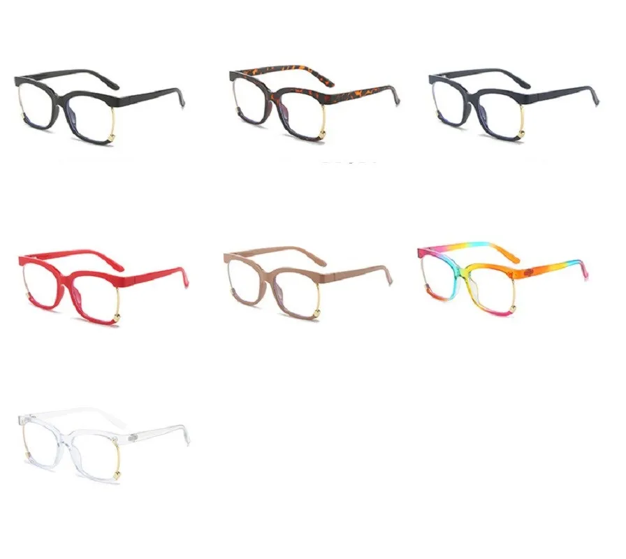 Vintage Women Round Glasses Frames Men Optical Eyeglass Frame Eyewear Fashionable Rainbow Prescription Eyewear Lightweight