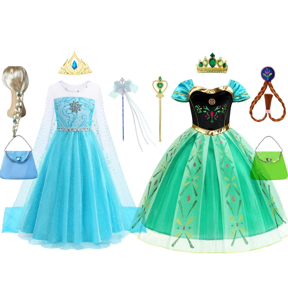 Elsa Costume Girl Fancy Birthday Party Gown Princess Dress Carnival Children Clothing Anna Dress Girls - AliExpress 1501 Elsa Costume Girl Fancy Birthday Party Gown Princess Dress Carnival Children Clothing Anna Dress Girls - AliExpress 1501
