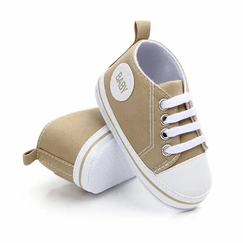 1 anno scarpe di tela per bambini primavera autunno Cute neonato Toddler culla Sneakers Soft Sole Floor First Walkers TS111 1