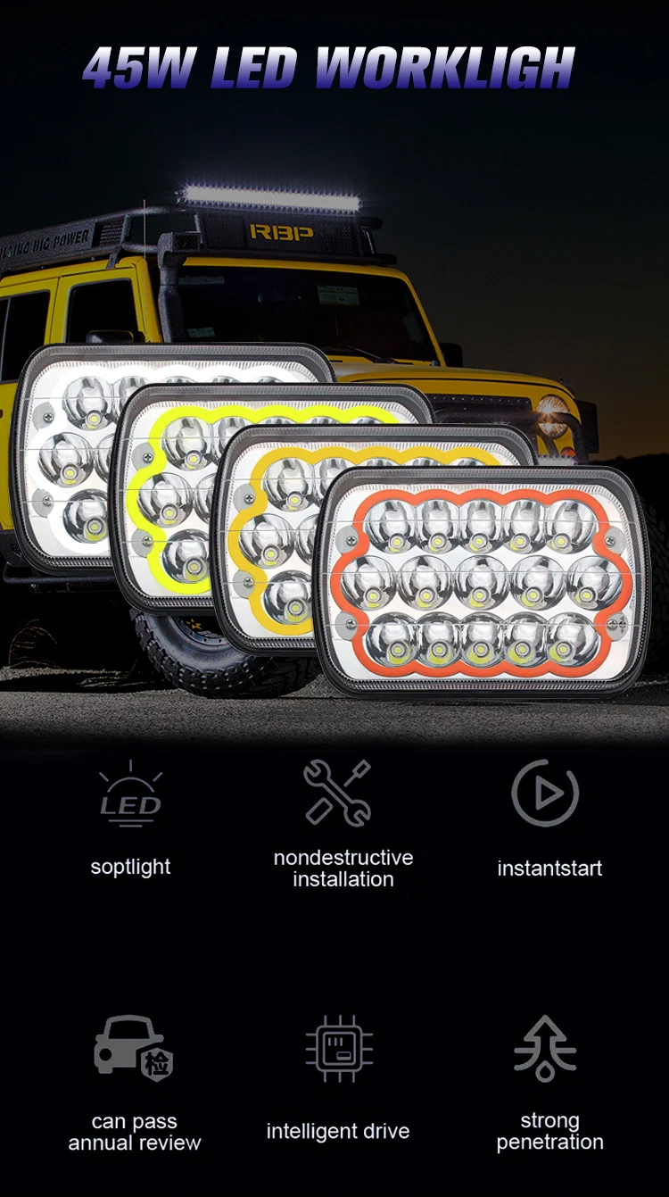 7inch LED Work Light Bar Long Lighthouse Led Work LED Offroad LED Bar 4 Inch Spo