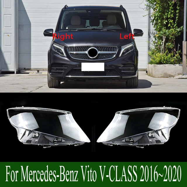 For Mercedes-Benz Vito V-CLASS 2016~2020 Headlamp Shell Headlight Cover  Transparent Lens Plexiglass
