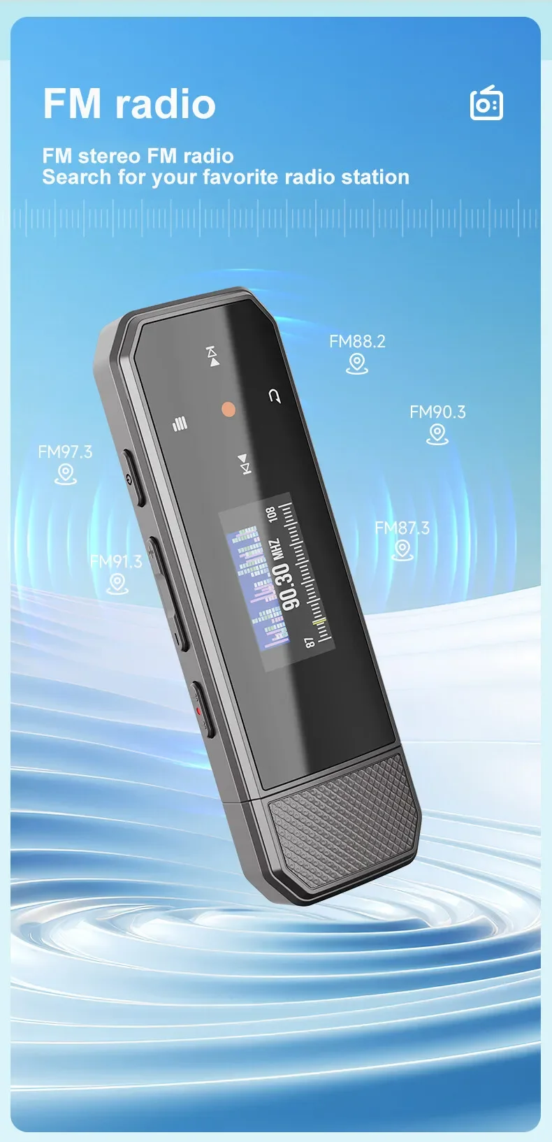 Ruizu Usb Mp3 Player Mini 64 Gb Touch Key Bluetooth 5.3 Sport Clip Musik Player Unterstützung Fm Radio Recorder E-Book Schrittzähler S0Eebd4000Ad243D7964F5Ef6Ffa015584