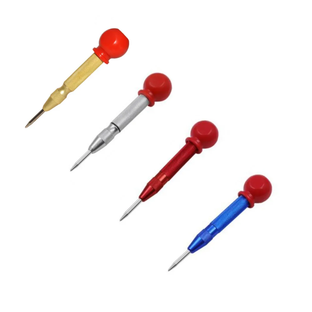 Automatic Center Punch Automatic Kerner Woodworking Metal Drill Adjustable Spring Loaded Marker Hand Tools Sets Carpenter Tool