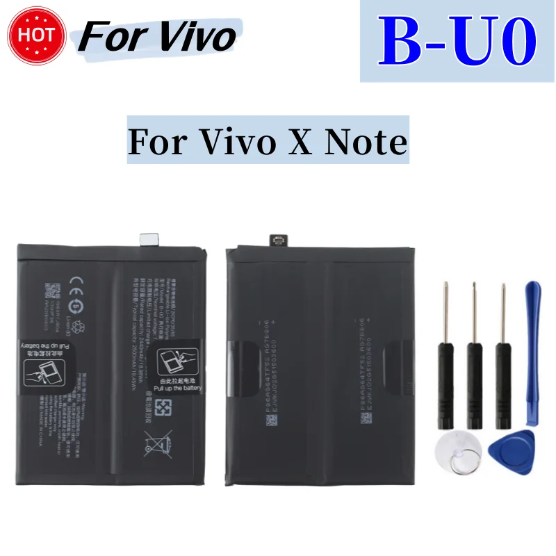 超綺麗 VIVO X90S バッテリー100% Battery For Vivo X Note X80 X90 X9 Pro S18E V25E V2201 For iQoo