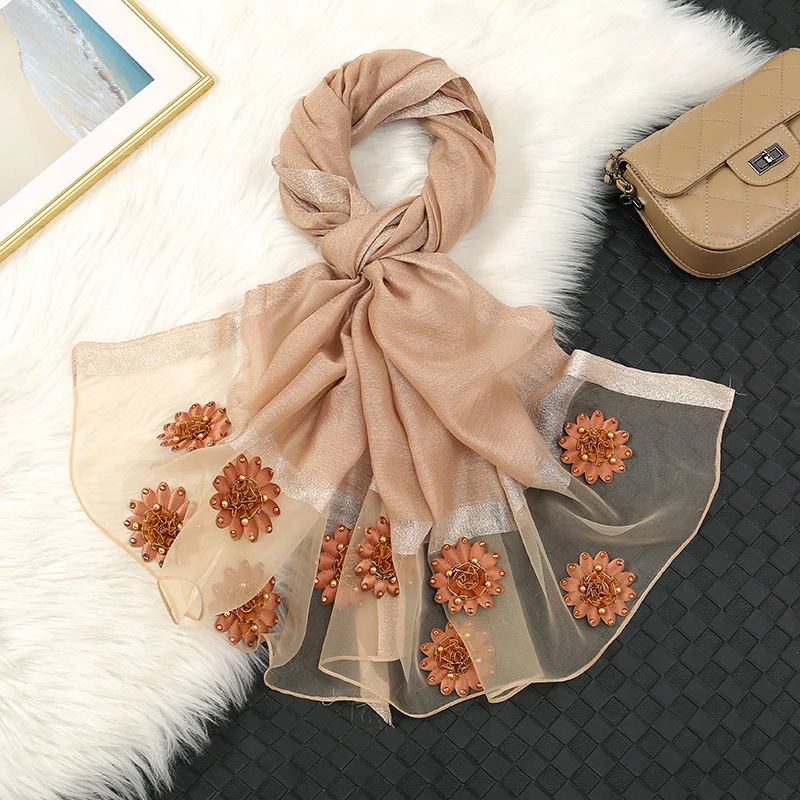 Рисунок 3 - Женский однотонный шарф из органзы