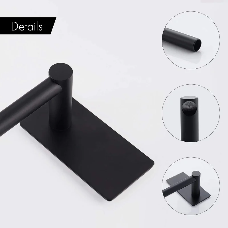 Towel Rack 30/40/50Cm Bathroom Towel Rack 304 Stainless Steel Polished Kitchen Self-Adhesive Bathroom Accessories