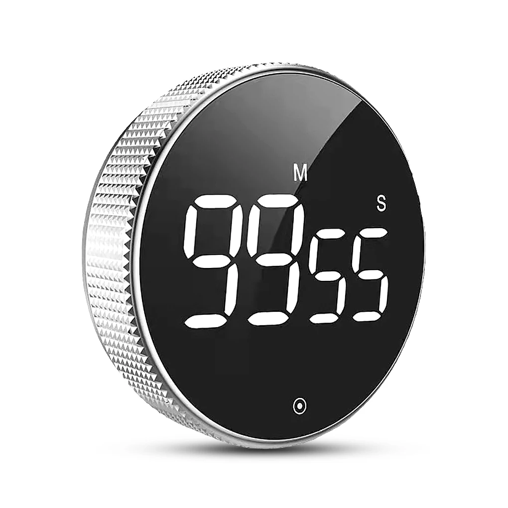 라운드 디지털 타이머 스톱워치, HD LED 전자 공부, 명상 피트니스 카운트다운 알람, 주방 가제트, 가정 용품 ...