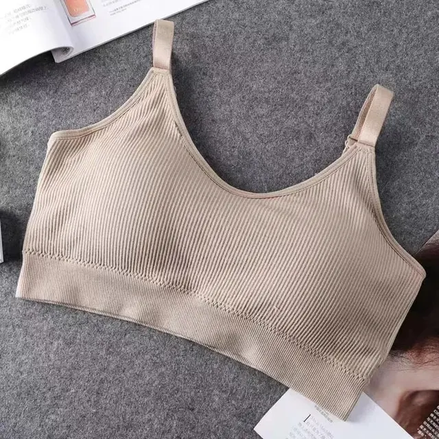 103132-ffbafc.jpg Soutien-gorge sans couture pour femme, à couvrance complète, sans armatures, respirant, confortable pour le sommeil, le running et le fitness