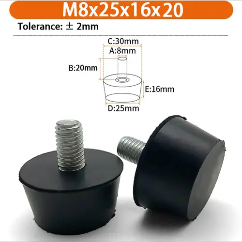 M6 M8 M10 Rubber Adjustable Feet Pad Feet Pad With Screw Table Chair Balck Leveling Foot Pad Furniture Leg Anti-shock Protection - Image 39