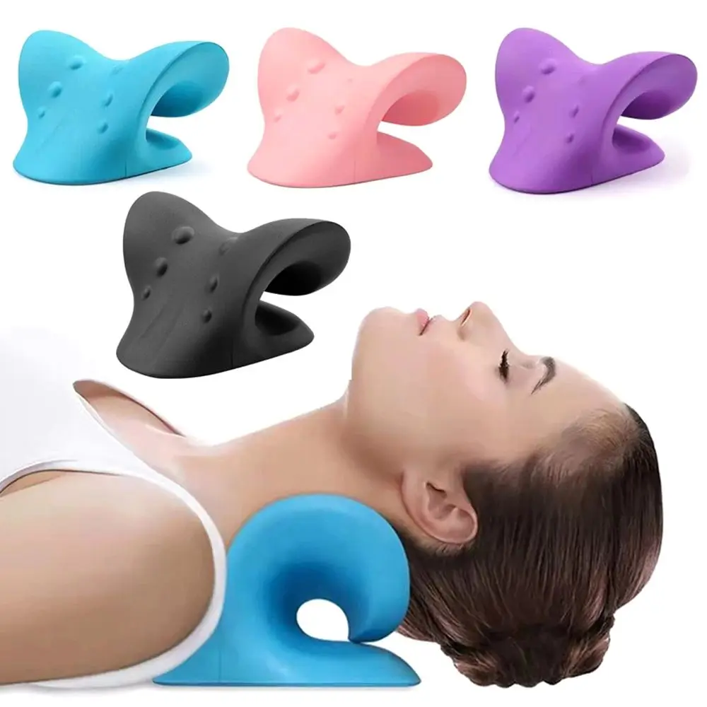 

Body Relax Spine Alignment Gift Cervical Device Head traction pillow Shoulder Relaxer Neck Stretcher Back Cushion