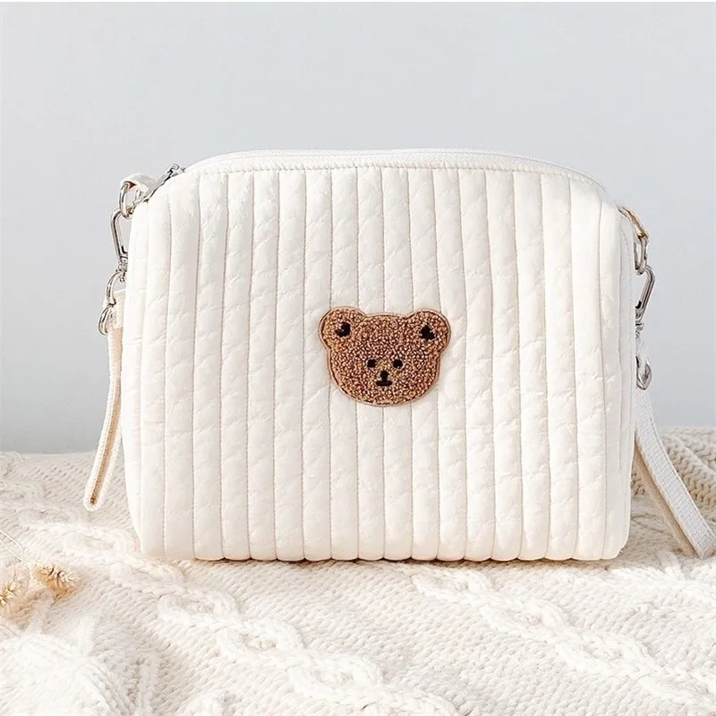 Portable Stroller Nappy Bag Quilted Baby Diaper Caddy Organizer Embroidered Mommy Bags Babies Accessories Changing Bag Storage - 2