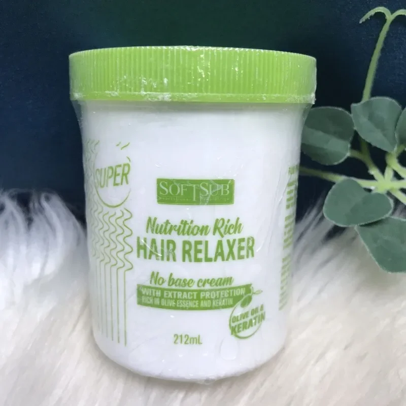 African Hair Relaxer Rich in Olive and Keratin 212ml