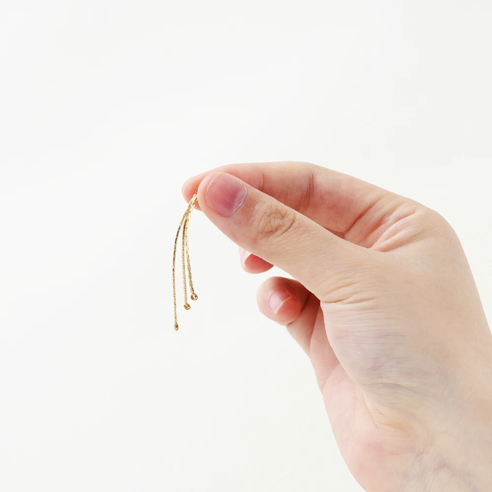 4 قطعة/الوحدة 58 مللي متر 14K/18K الذهب اللون مطلي...