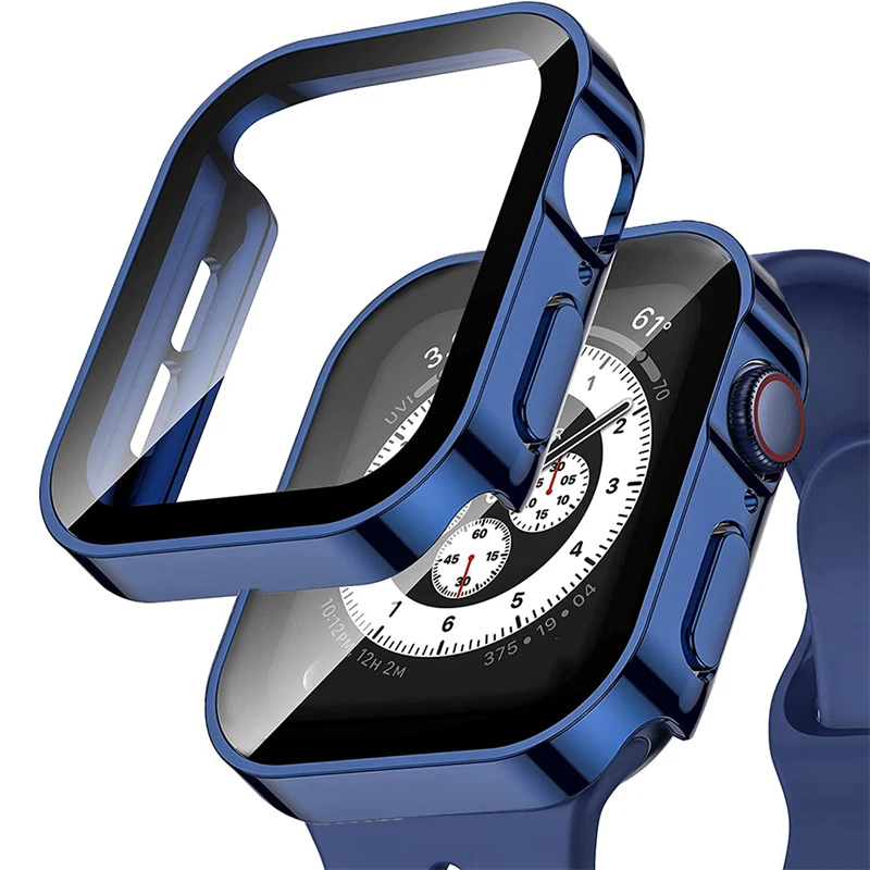 Premium Tempered Glass Smartwatch Protective Case with Durable Cover
