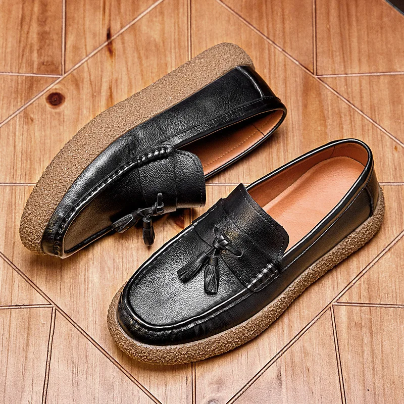 High Quality Genuine Leather Loafer Shoes Driving Shoes Soft Oxford Shoes Men Designer Shoes Spring and Autumn Summer Cowhide