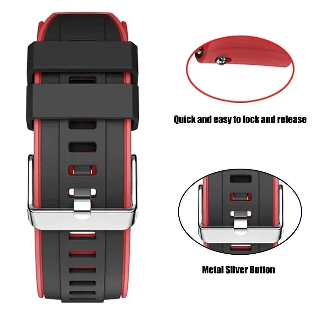Premium Silicone Watch Strap Replacement - Universal Fit