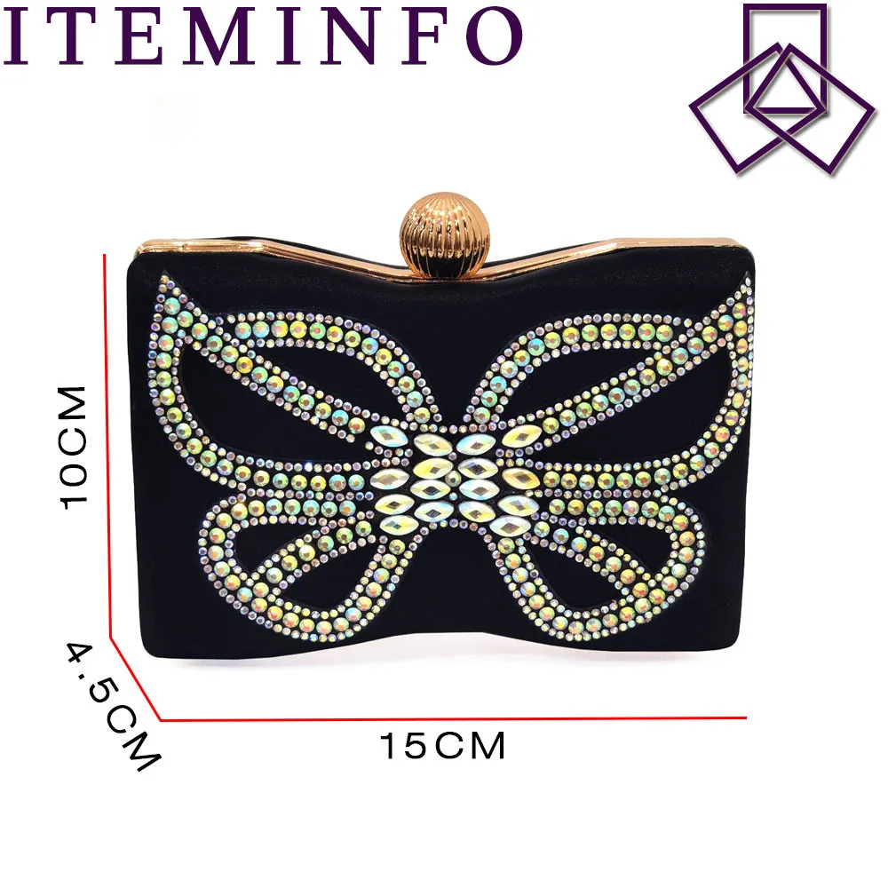 New Arrival Italian Design Black Color Woman Shoes And Bag Set African Mid Heels Shoes And Matching Bag For Wedding